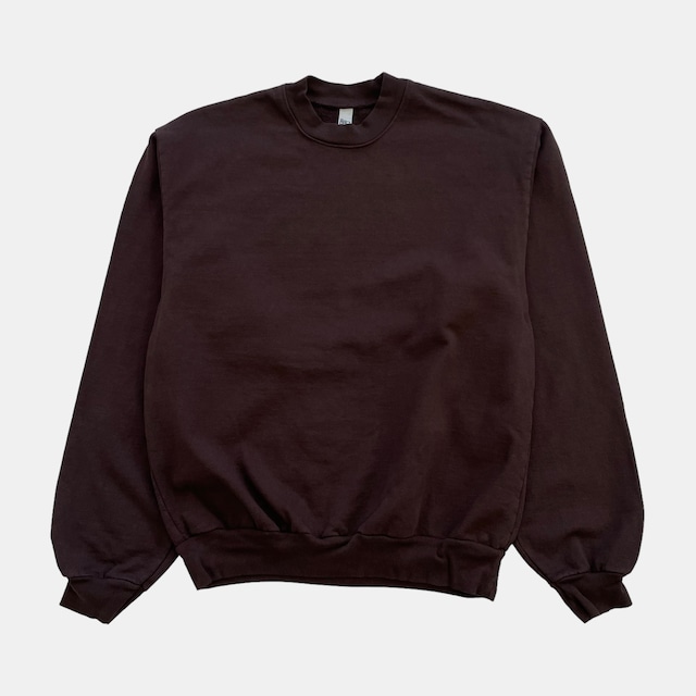 Los Angeles Apparel - 14oz Garment Dye Heavy Fleece Crewneck - Chocolate