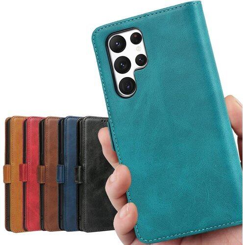 S22 Ultra ケース 手帳型 Galaxy S2 au 対応 サムスン S22 ウルトラ SCG14 SC52C ケース カバー S22ウルトラ カバー サムスン ギャラクシー S22ultra スマホケース 携帯カバー 手帳型 カバー 財布 適用 case iCoverCase 合成皮革 マグネット 留め具 ケース 手帳型 カードケース スマホケース 携帯カバー カード入れ スタンド機能 落ち着いた色 レトロ ターコイズ 1274
