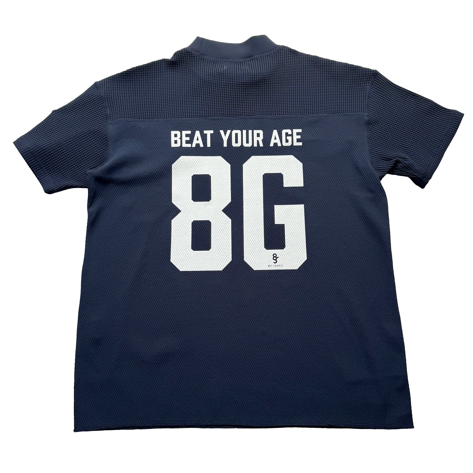 THERMAL FOOTBALL MOCK NECK SHIRTS -NAVY-
