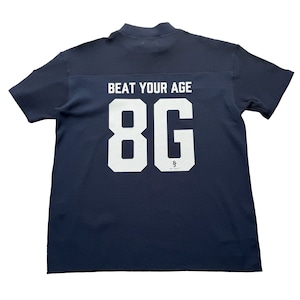 THERMAL FOOTBALL MOCK NECK SHIRTS -NAVY-