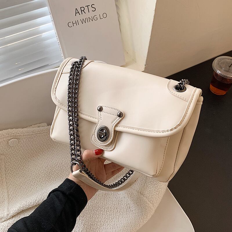 サマーチェーン 夏物 スクウェア メッセンジャーバッグ 手作りハンドバック85917470515