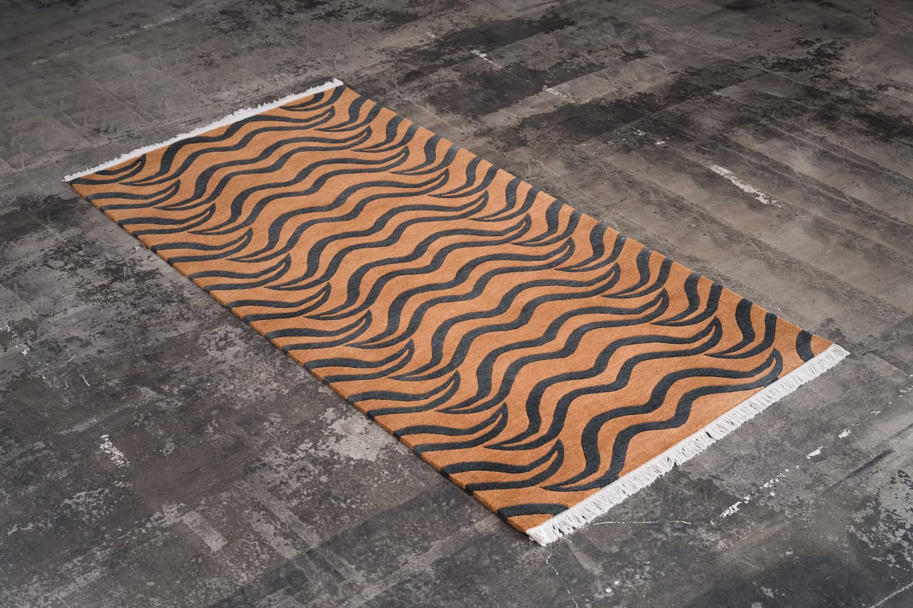 Tibetan Tiger Rug 《Lサイズ•アンティークテクスチャ•チベットウール