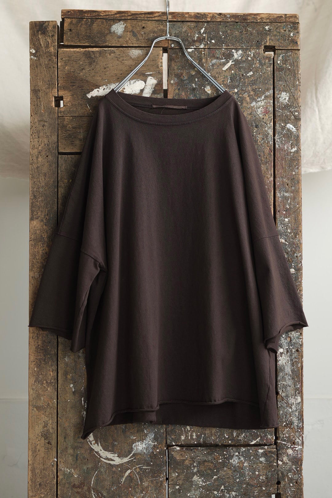 ALBUM DI FAMIGLIA - U1724 UNISEX BOXY BIG T-SHIRT HC / GRAPE