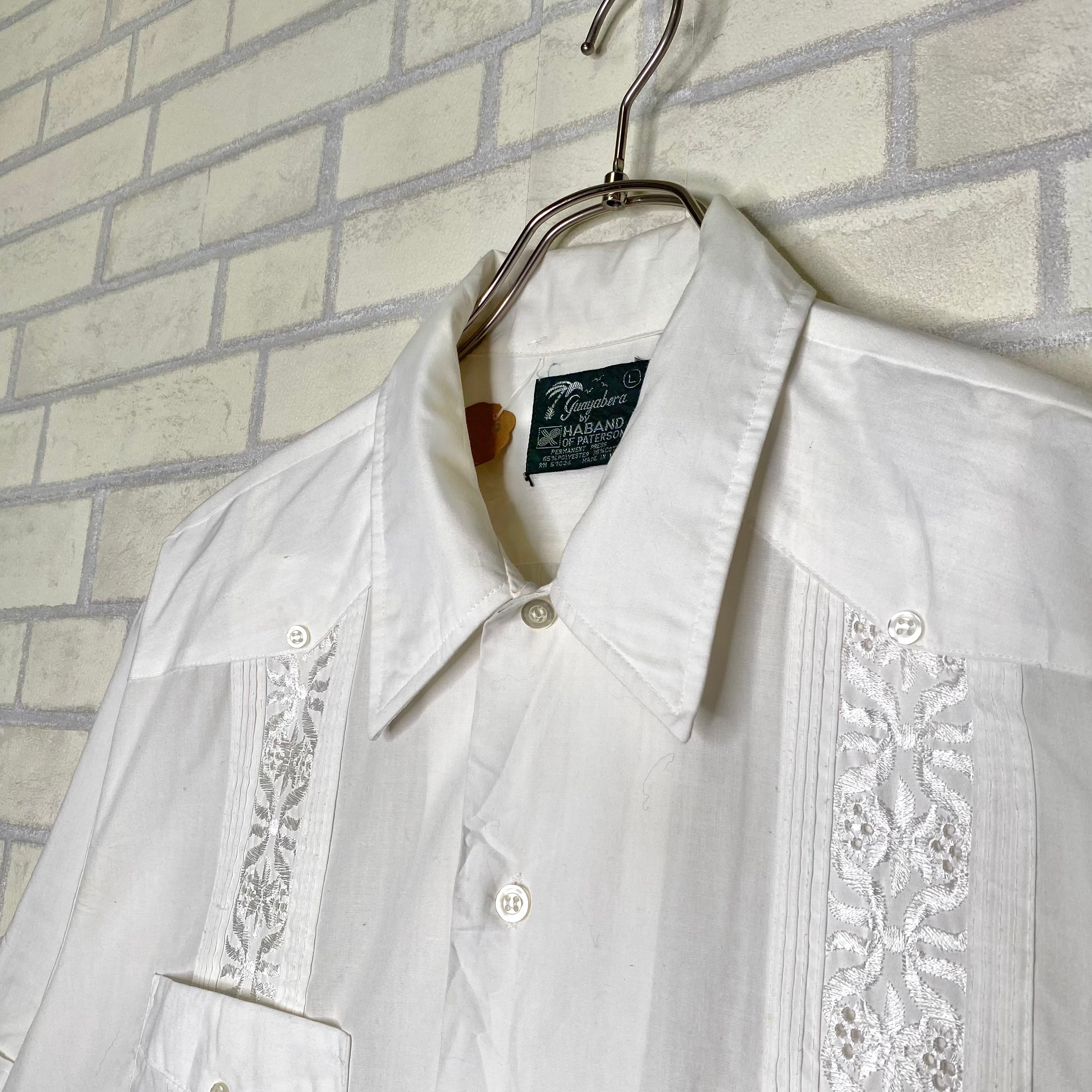 guayabera by HABAND 半袖キューバシャツ L 刺繍 | 古着屋OLDGREEN