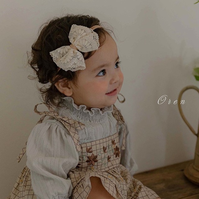 【取寄】oren｜noah ribbon hairband｜ノアリボンヘアバンド｜FREE｜baby&kids｜26 autumn