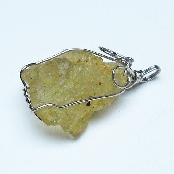 リビアングラス ペンダント 一点物 メール便可 112-13788