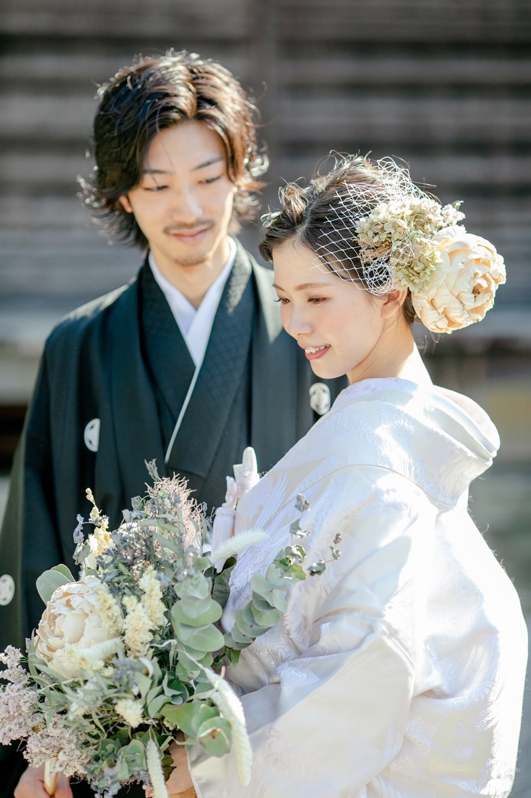 大きなお花のヘアアクセサリー 和装髪飾り 白無垢 成人式 結婚式