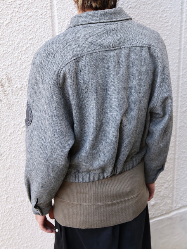 【balenciaga sports】cropped button blouson