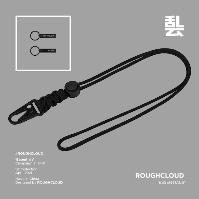 ROUGHCLOUD パラコードネックストラップ