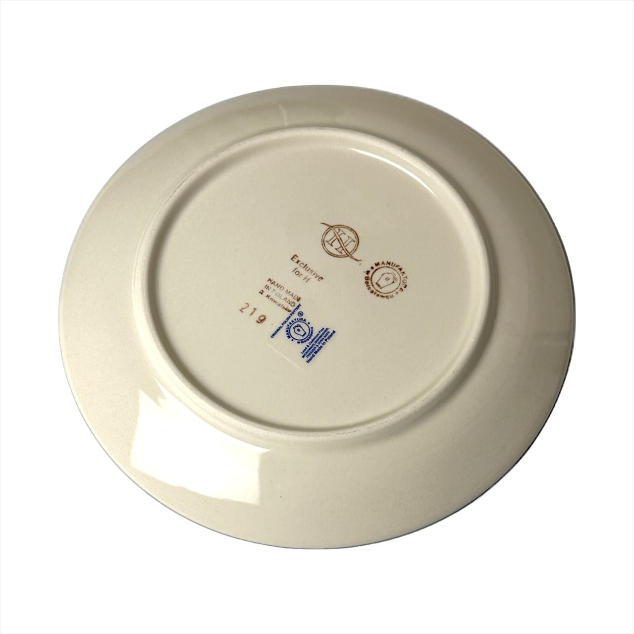 ポーランド食器 ヴィンテージ ポーリッシュポタリー 22cm プレート 2点 ポーランド食器2点セット小皿&プレート ポーリッシュポタリー