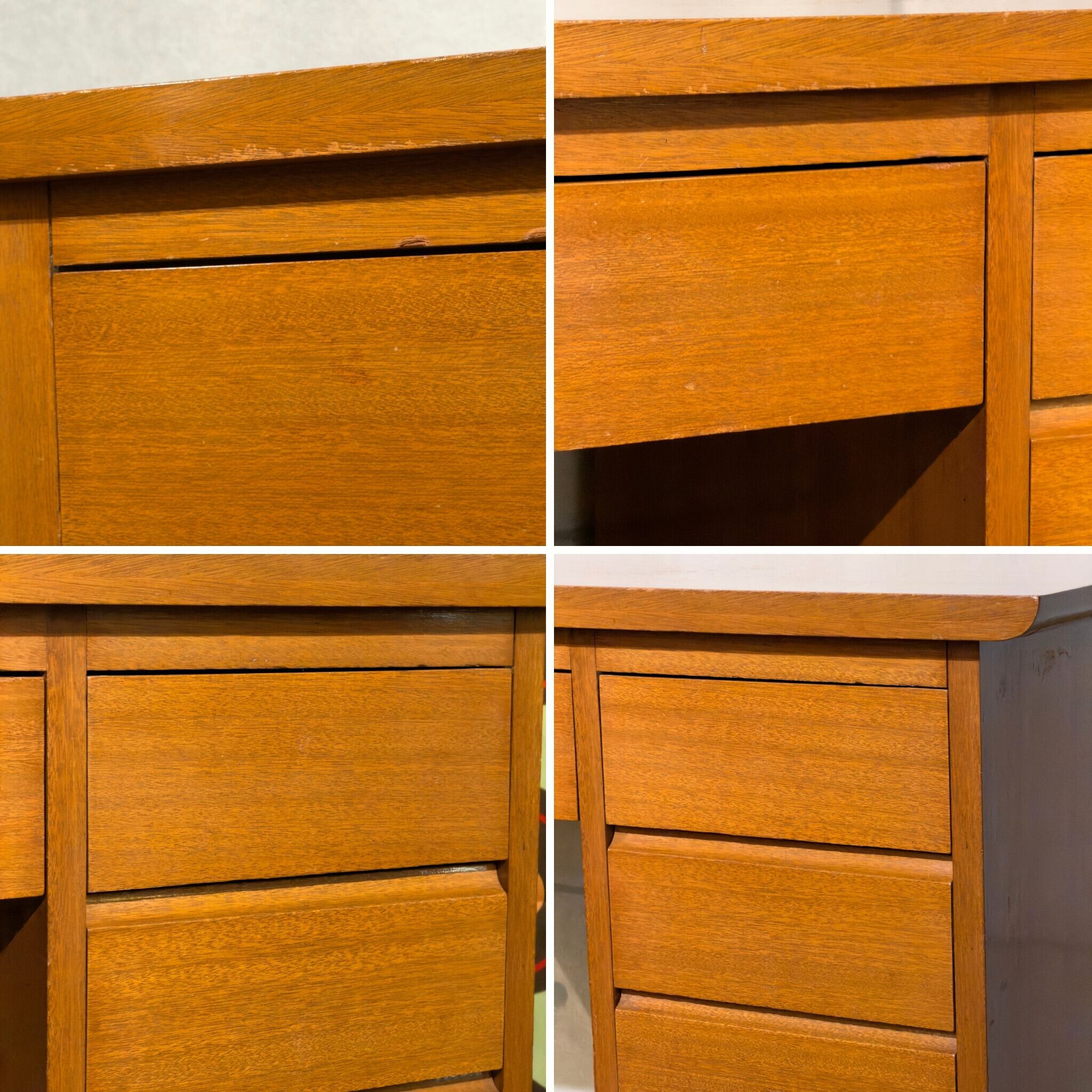 VINTAGE】Japanese Mid-Century One-Pedestal Desk / ジャパン