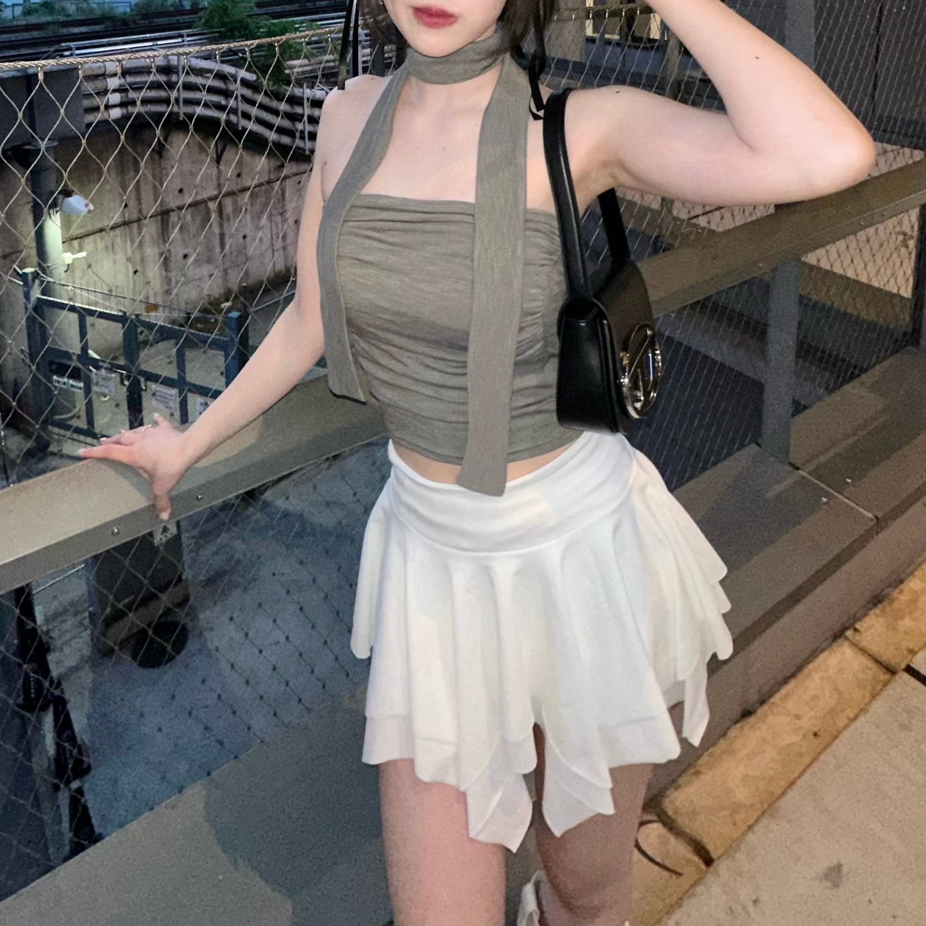 シャーリングチューブトップ | Yaong.