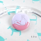 【CHIQON】ROUND 缶バッチ「もきゅ」