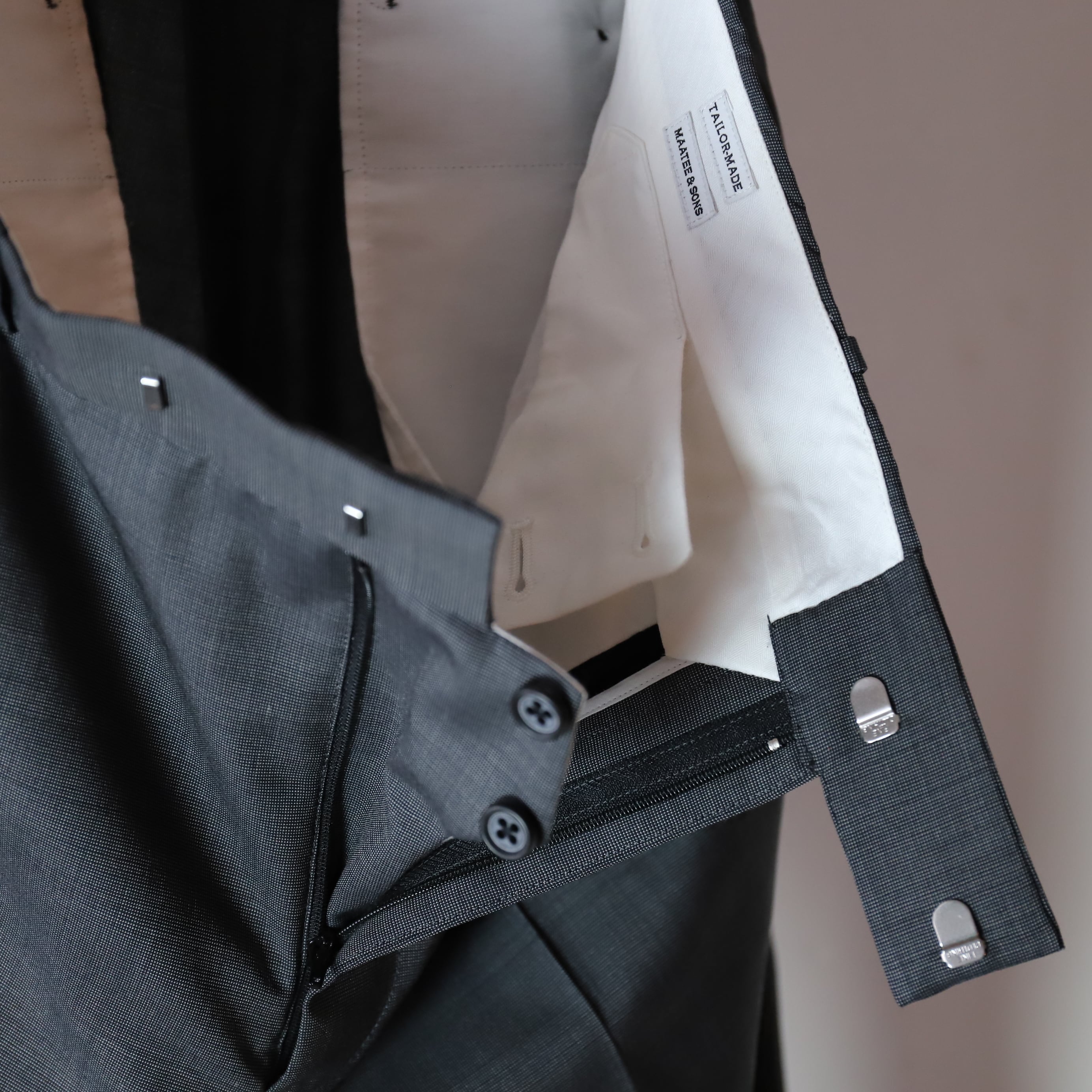 MAATEE&SONS / SET UP TROUSER 3 pinhead | TIBETAN MARKET