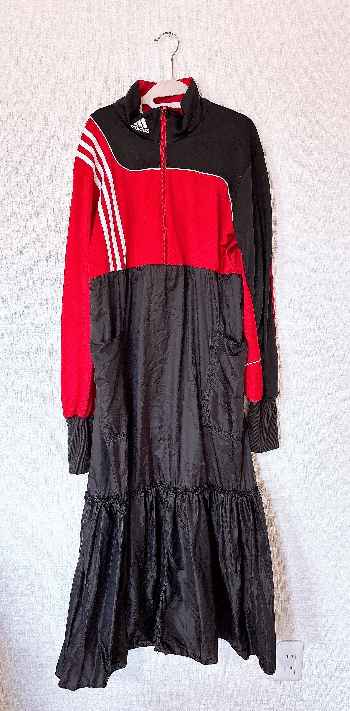 Track jacket remake dress