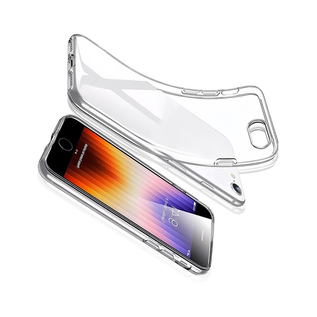 VEVEN 対応 iPhone SE ケース 第2世代 第3世代 iphone8 iphone7 ケース 全透明/黄ばみなし/さらさら手触り/超軽量/超耐衝撃 アイフォンse ケー ス4.7インチ カバー 傷付き防止 滑り止め 米軍MIL規格 対応 iPhone SE2 iPhone SE3 iPhone8 iPhone7 ケ ース