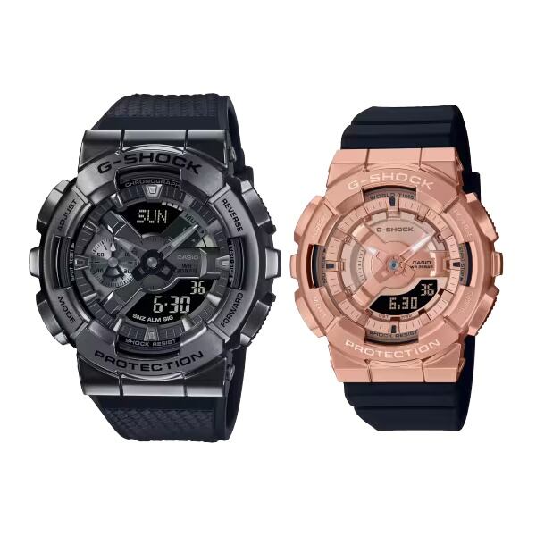 国内正規品 CASIO G-SHOCK WOMEN カシオ Gショック ウーマン ペアウォッチ GM-110BB-1AJF GM-S110PG-1AJF PAIR-CASIO-054