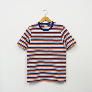 MULTI BORDER POCKET TEE (A)