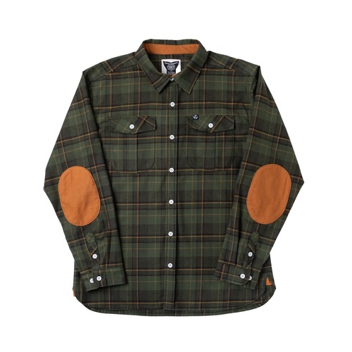 Ghillie Flannel Shirt Green Check