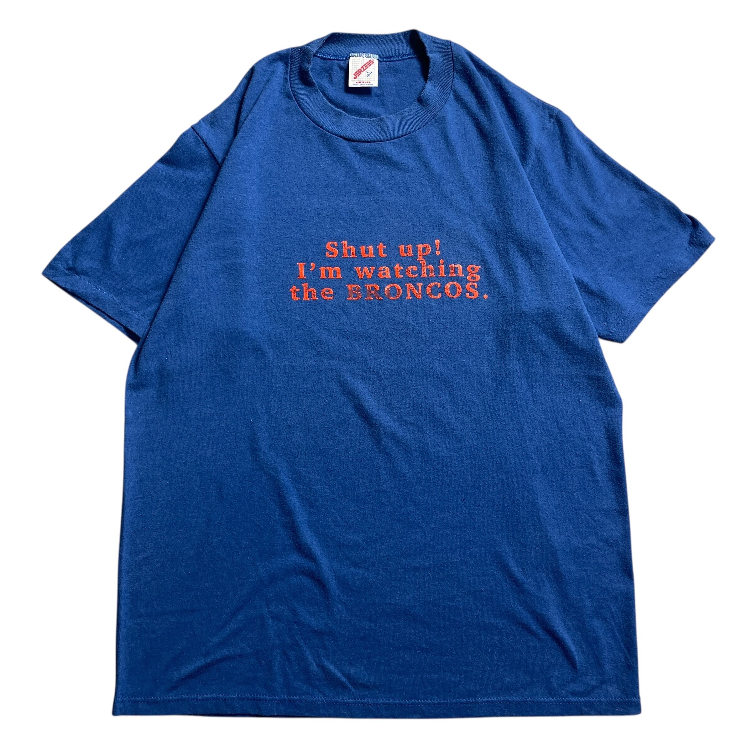 90s USA製 ''shut up! ''メッセージ vintage Tシャツ