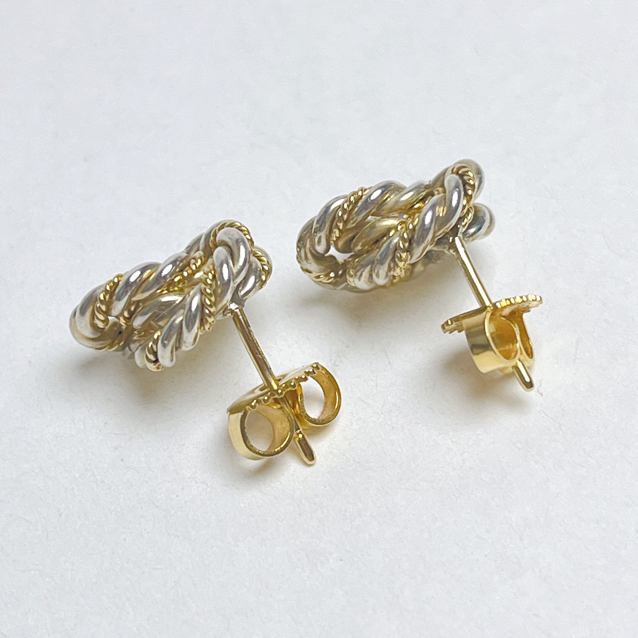 ティファニー ツイスト サークル コンビ ピアス 750 925 【公式通販】