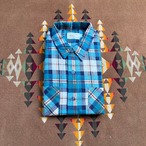1970's Deadstock "Northway" Printed Plaid Flannel Shirt/XL