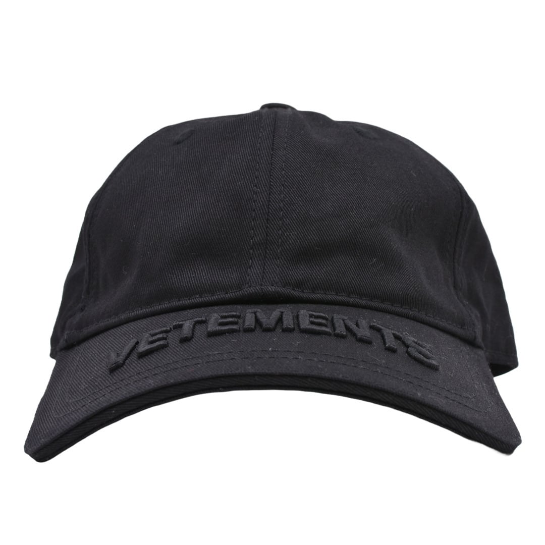 VETEMENTS】BLACKOUT LOGO CAP | AYIN