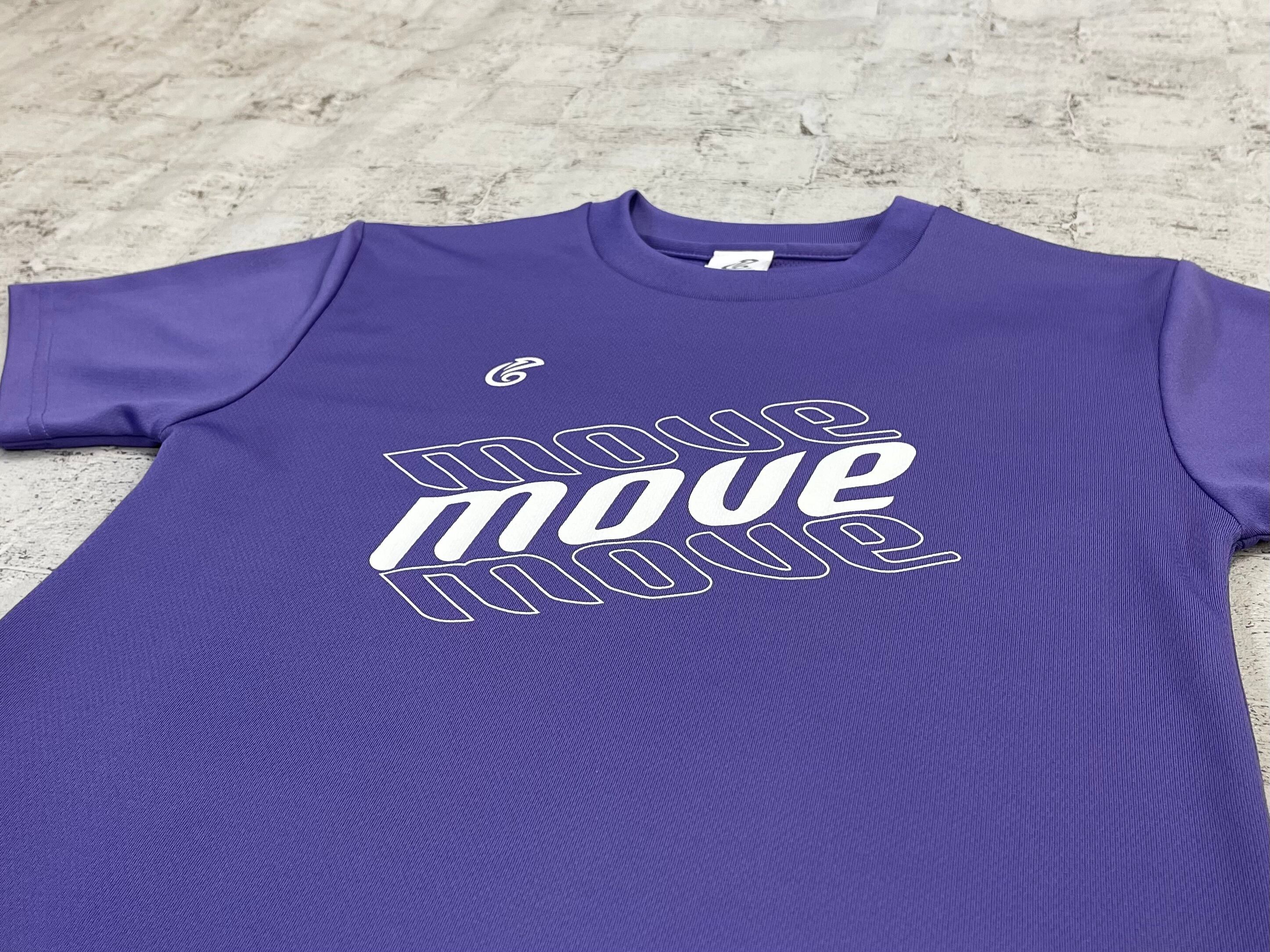 ジュニア ドライTシャツ 25JTB【purple × white】