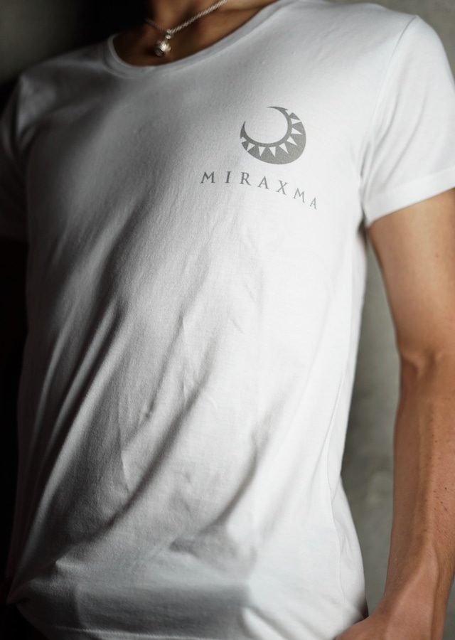 【限定モデル】半袖／ホワイト／右肩シルバー | MIRAXMA-ミライイマ-