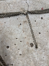 ethnic design vintage necklace-4641-4