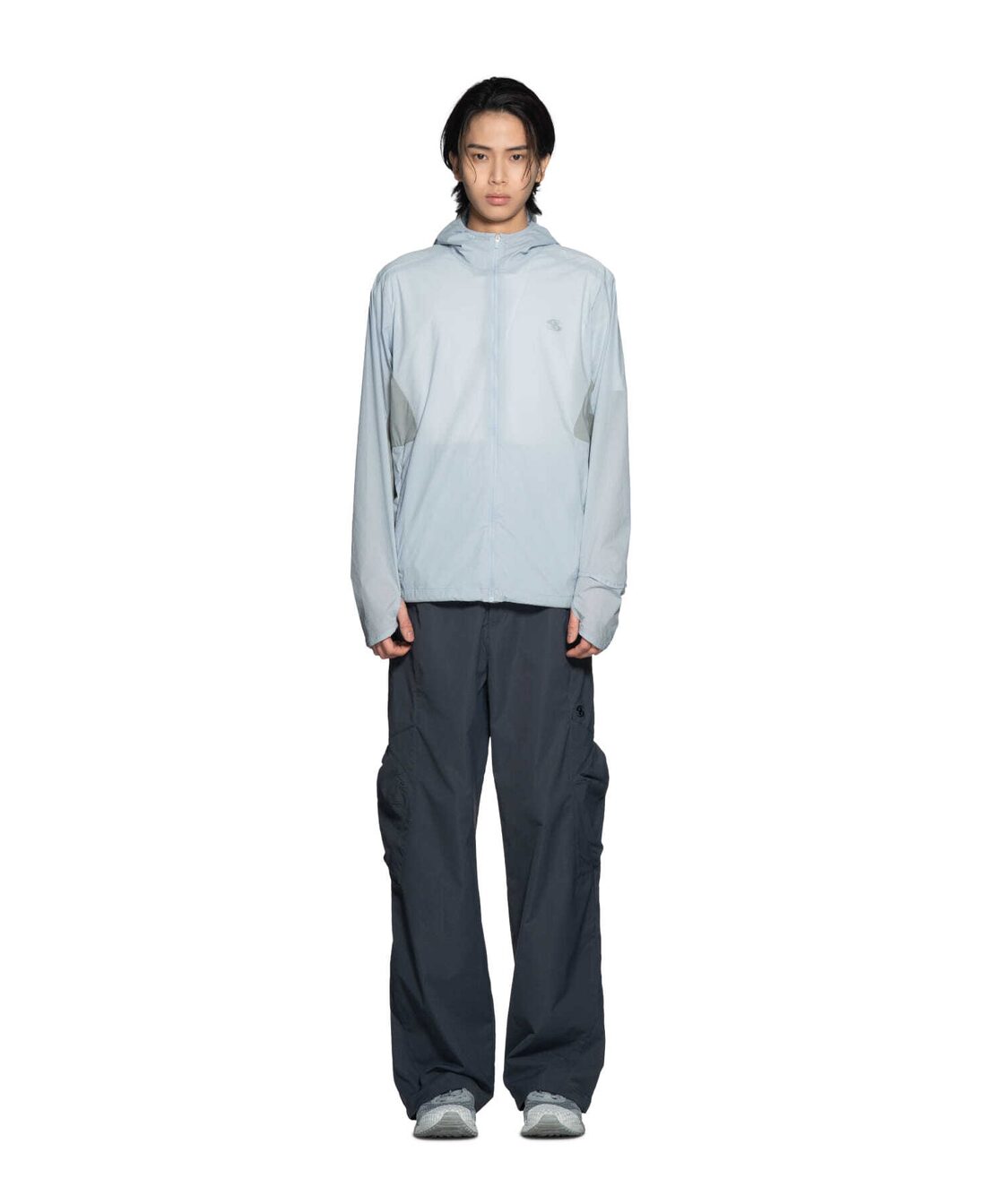 SAN SAN GEAR] 23SS CUBIC PANTS MIDNIGHT BLUE 正規品 韓国ブランド 