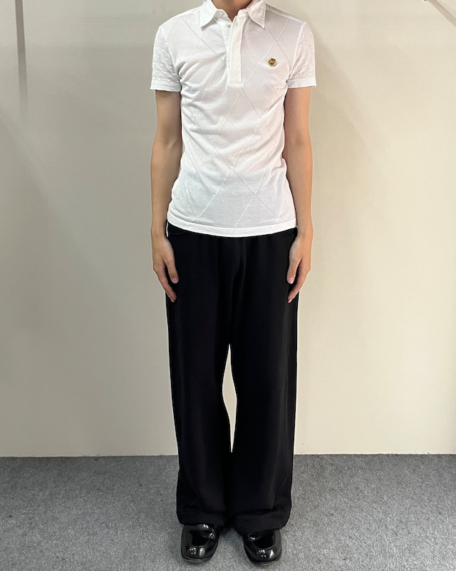 【victor&rolf】argyle design polo shirt