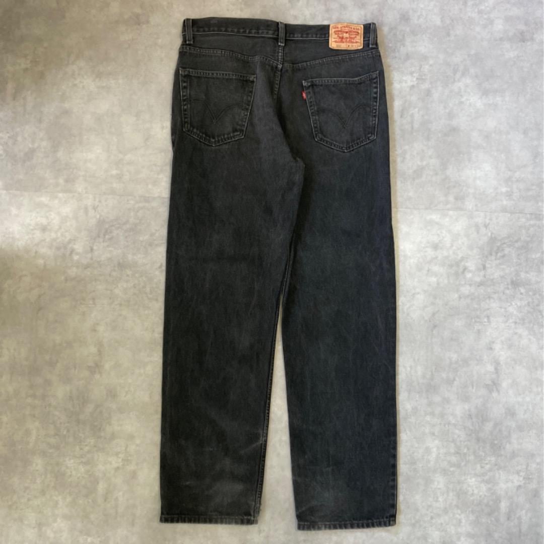 リーバイス550 W36 ブラックデニムパンツ 黒 ボトム 00s 12577 | fuufu