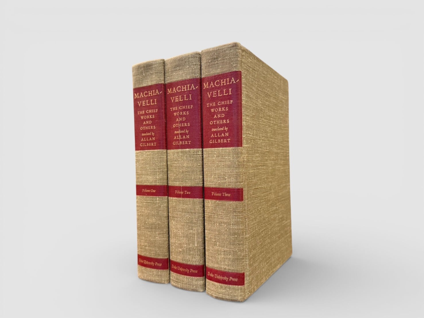 SFF218】Machiavelli: The Chief Works and Others, Complete set in 3