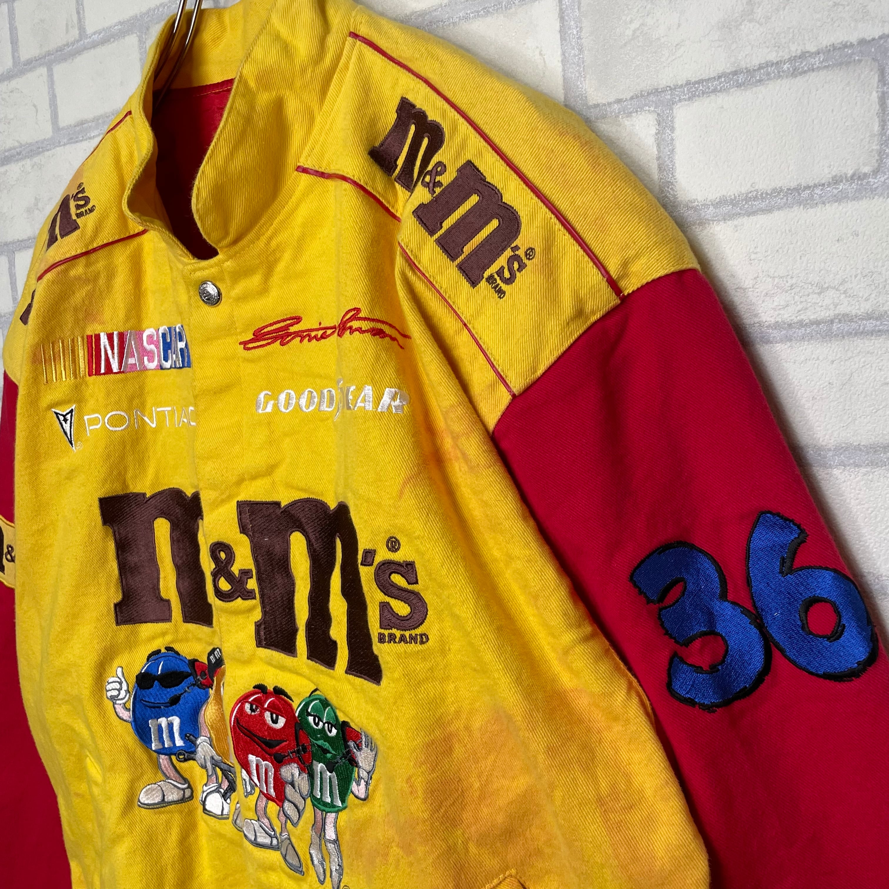 Made in USA 】JH レーシングジャケット XL ワッペン 刺繍 m&m