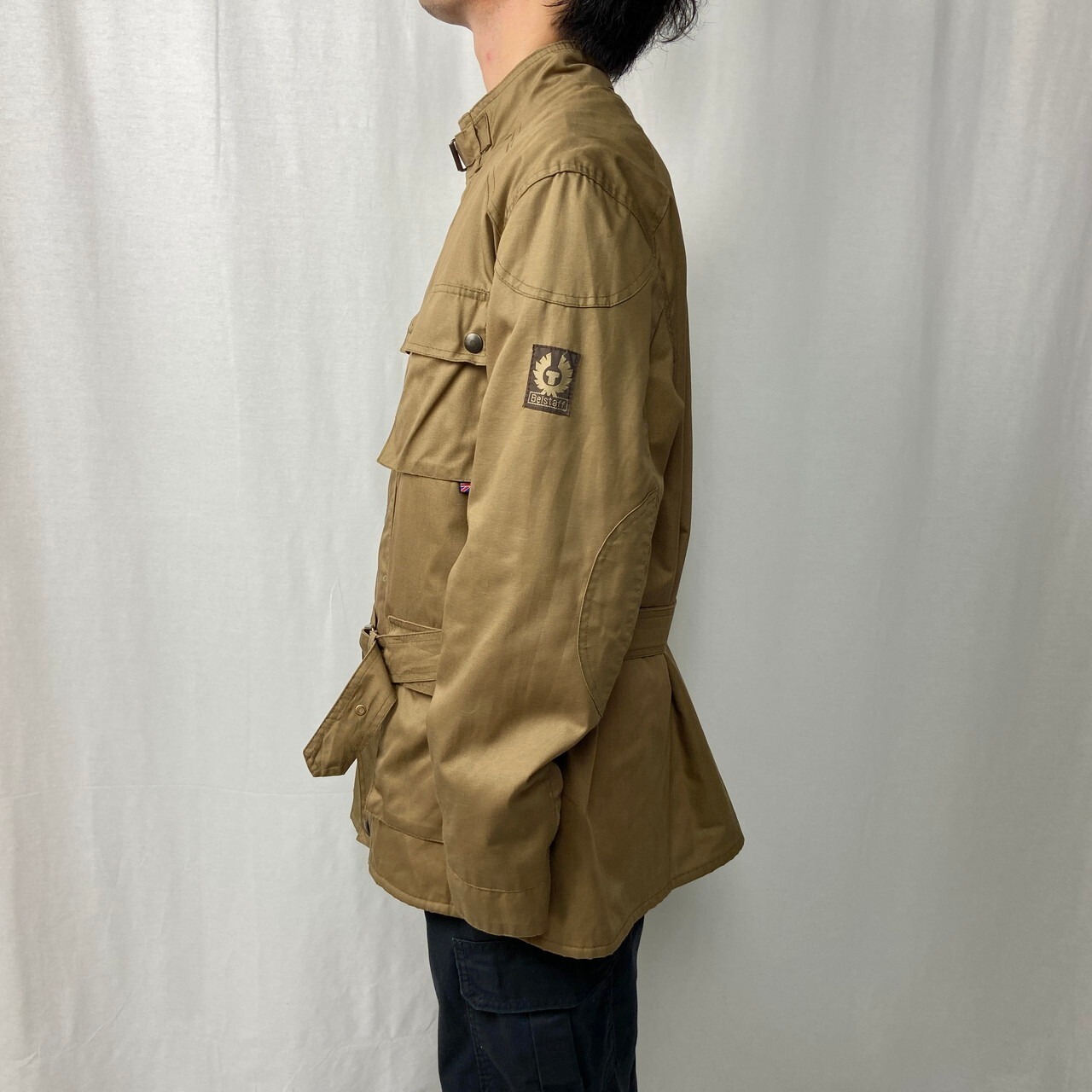 Belstaff ベルスタッフ ナイロンモーターサイクルジャケット メンズXL 