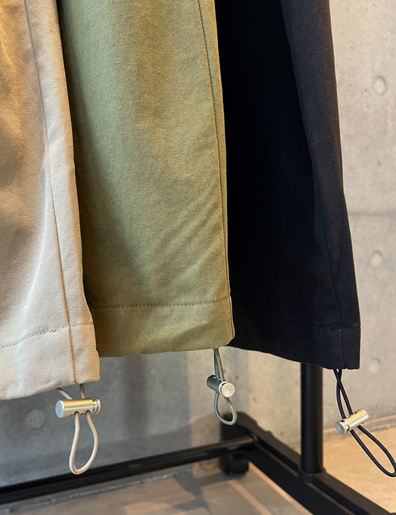 【25aw】Waist-wave 2way Pants_3colors