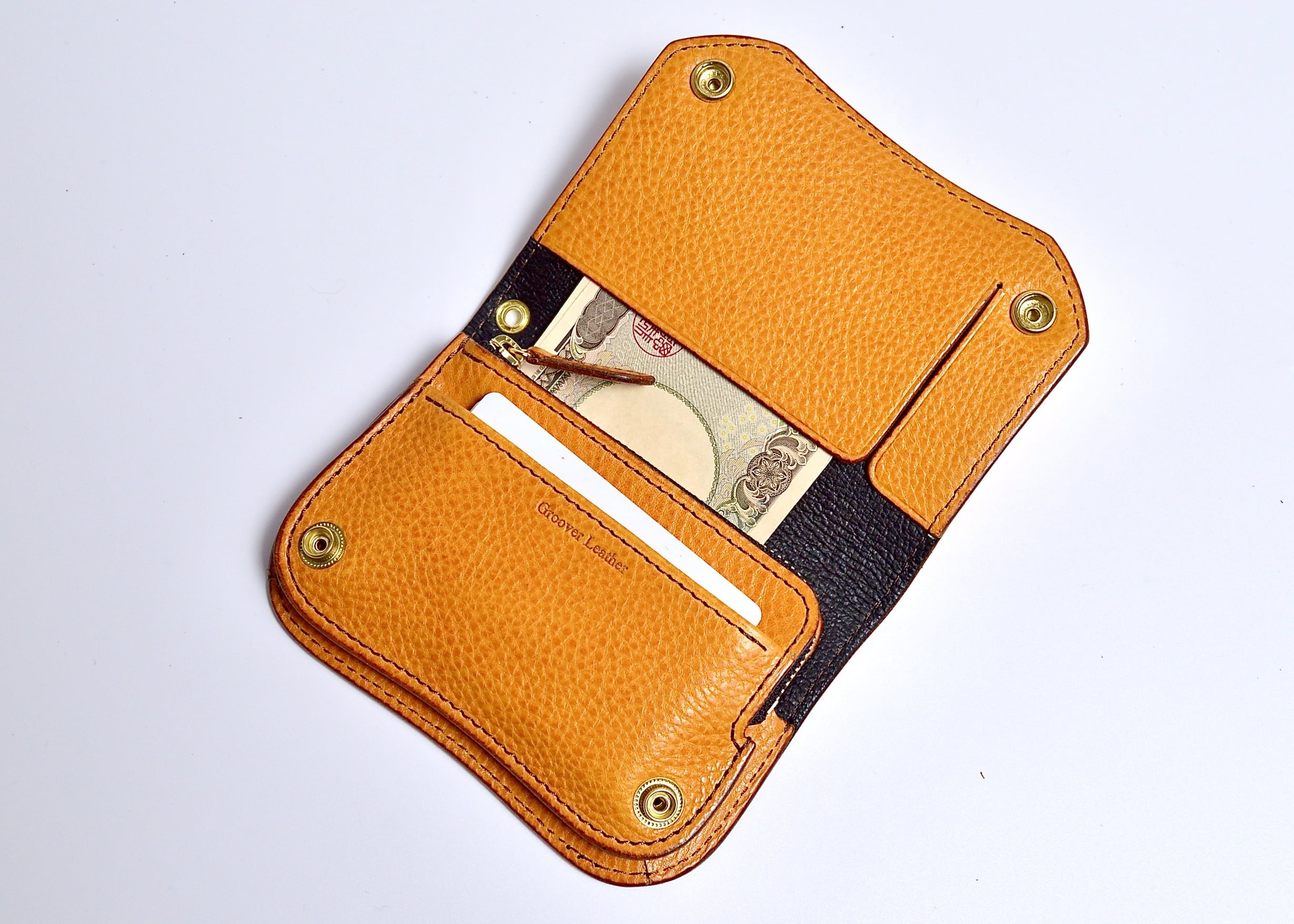 Groover Leather グルーバーレザー ショートトラッカーウォレット GTS