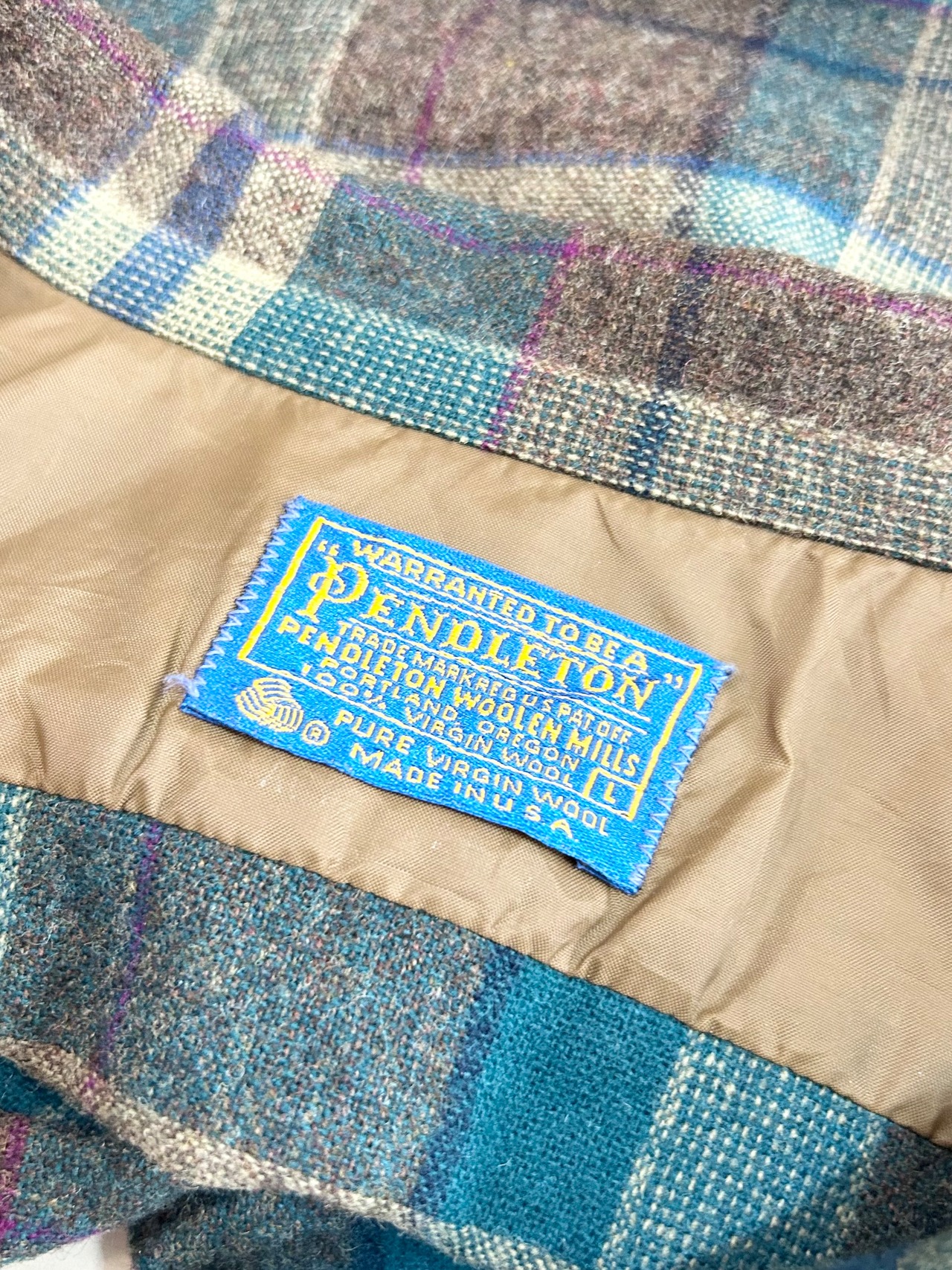 70s PENDLETON WOOL SHIRT MADE IN USA Size L