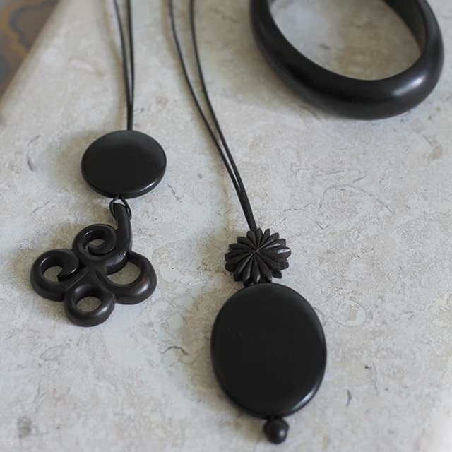 N-259 よつ葉と円のペンダント | Bijoux Kei