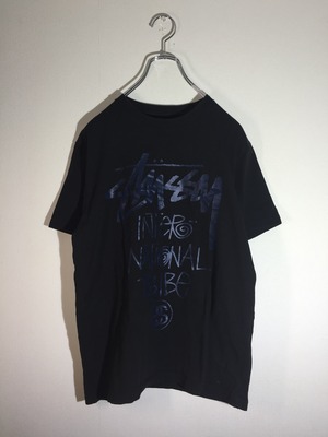 stussy ロゴデザインTシャツ ロゴプリント
