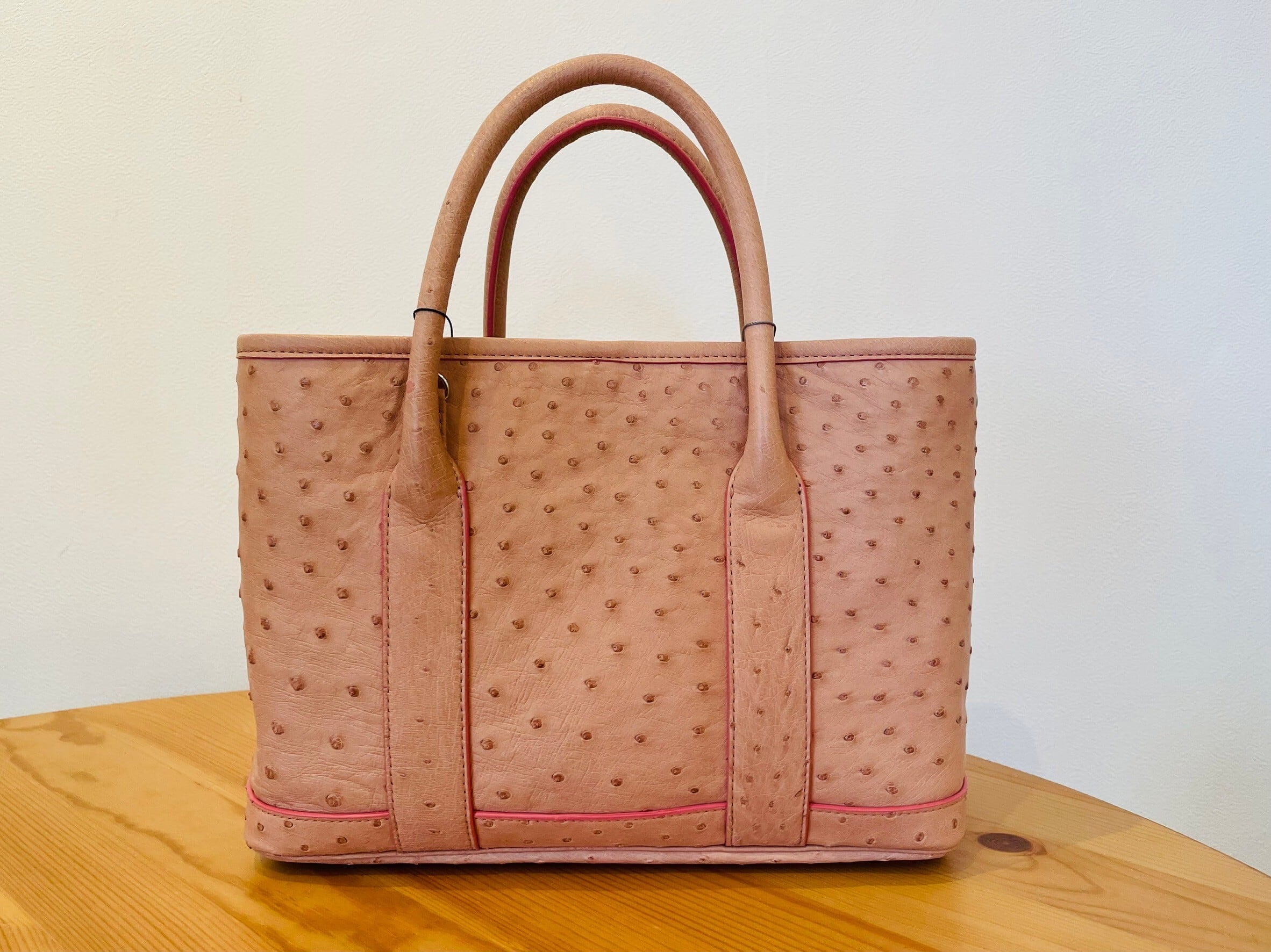 オーストリッチ トートバッグ バンドピンク | MODE A LAISE ONLINE 
