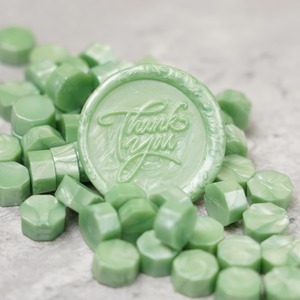 011-20151　Sealing Wax Beads　Mono　Spark　Apple Green