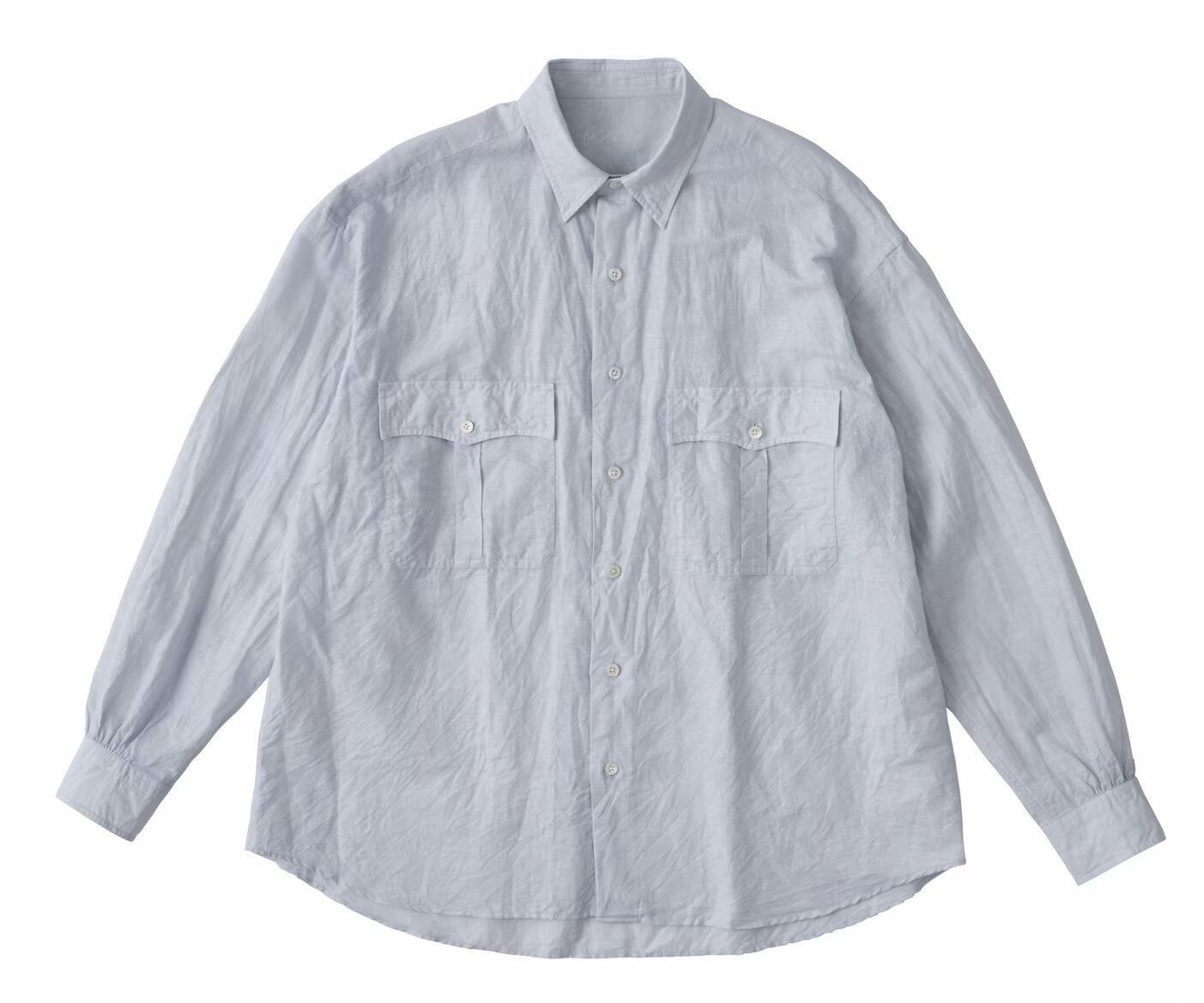 ROLL UP LINEN COTTON SHIRT (CANCLINI) | 【OFFICIAL】PORTER CLASSIC  