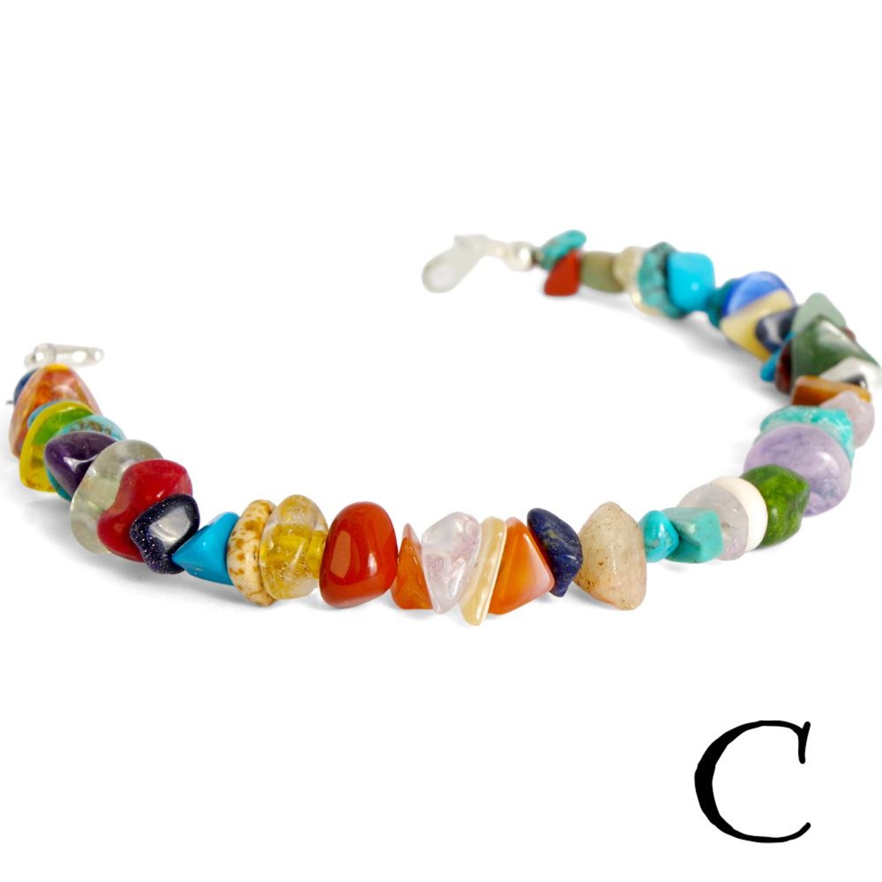 【INDIAN JEWELRY インディアンジュエリー】Navajo multi colored beads bracelet Naomi Garcia ナバホ マルチカラービーズブレスレット ナオミ・ガルシア作