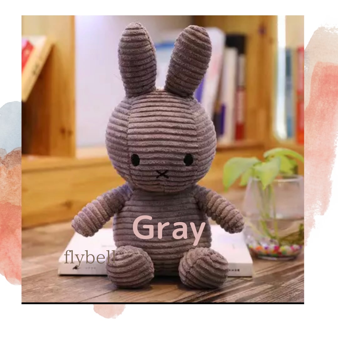 【即納】コーデュロイラビット 》》》 》》 》》》 》》》》 インテリア うさぎ コーデュロイ ぬいぐるみ ミッフィー 好きな方にもおすすめです