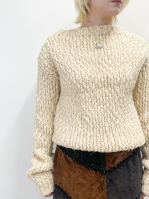 Vintage Chunky Hand Knit Sweater