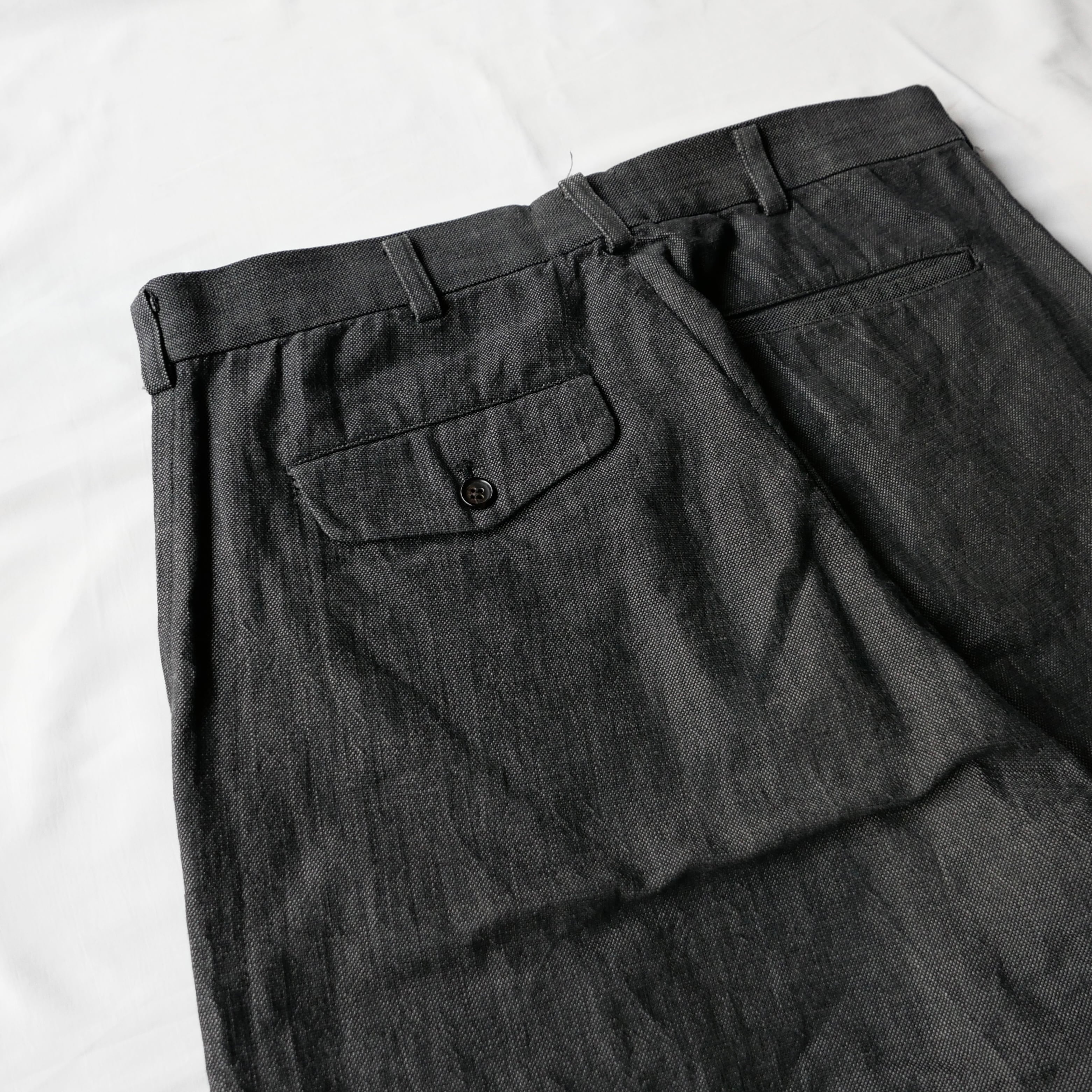 COMME des GARÇONS HOMME 製品洗いパンツ(濃紺) 田中オム 90s COMME des GARCONS HOMME 田中オム COTTON PANTS | safarionline
