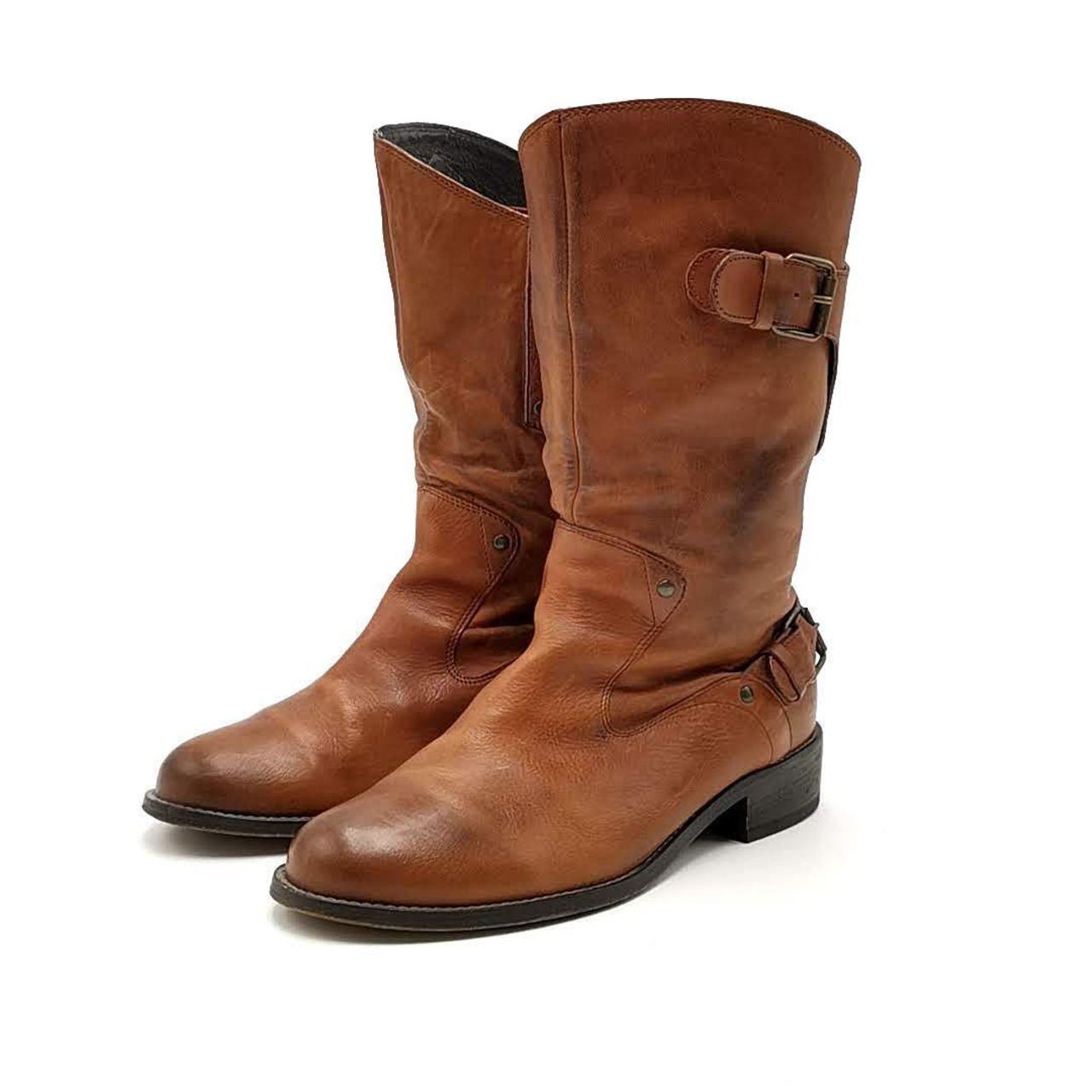 DIESEL ディーゼル☆レザーエンジニアブーツ ワークブーツ 42 27cm 