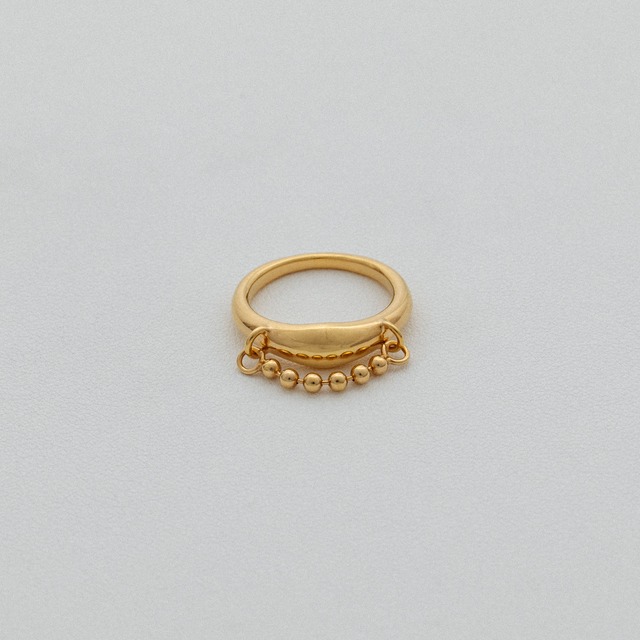 Round shape ring small Gold